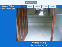 Tablet Screenshot of adamstilingservice.com.au